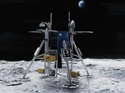 RODIN Moon Lander 3D model