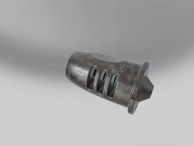 muzzle brake vol14 3D model