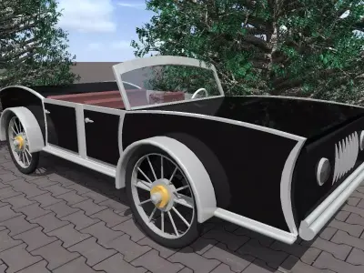 historic car Free 3D model