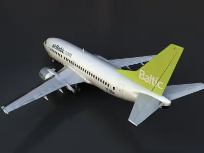 B 737 500 3D model