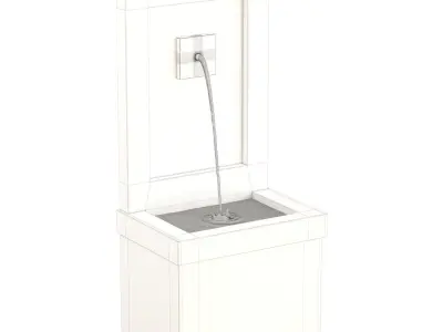 Brentwood Fountain 3D model