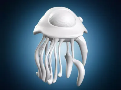 Tentacruel Jellyfish Monster Character Sculpture 3D print model
