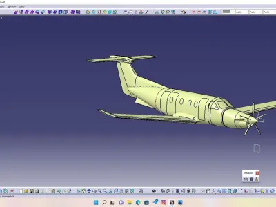 pilatus pc-12 3D model
