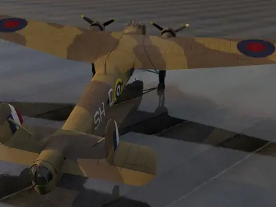 Bristol Bombay Mk-1 3D model