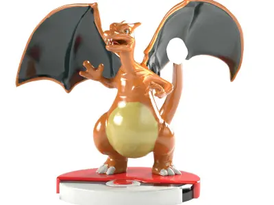 Charizard Lamp 3D model