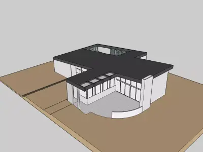 Case Study Houses Richard Neutra 3D model
