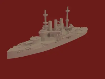 Pre-Dreadnought Potemkin-Panteleimon 3D print model