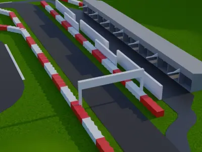 Taas Circuit Free low-poly 3D model