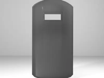 Personal Armor Shield - Swat Shield 3D model