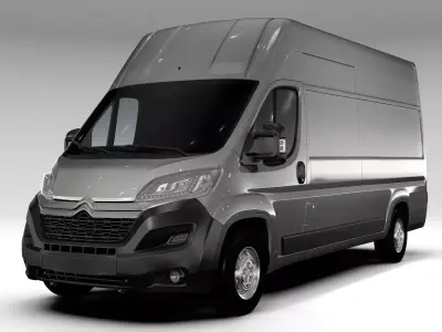 Citroen Jumper Van L4H3 2017 3D model