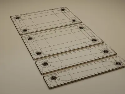 F16 Growth Panels Covers 3D model