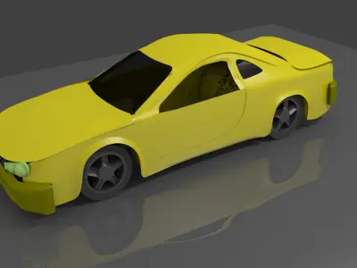 Nonexistent car Free 3D model