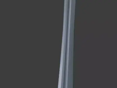 10 Minute Sword Free low-poly 3D model
