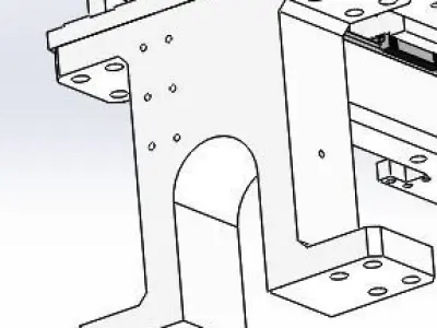 Homemade guide screw module 3D model