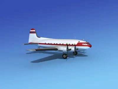 Boeing B307 Stratoliner Corporate 2 3D model