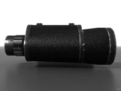 Binocular binoculars Low-poly 3D model