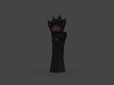 HAND-023 Cat Low-poly 3D model