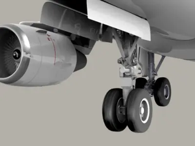  Airbus A319 Air France 3D model