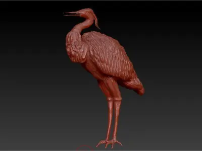  lamp heron 3D model