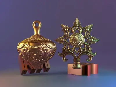 Christmas tree decoration Free 3D print model