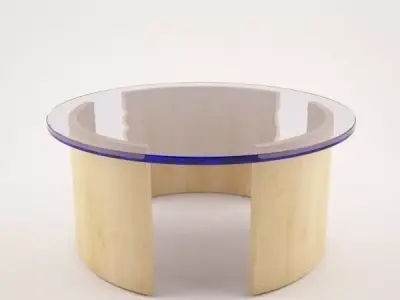 Modern Round Table 3D model