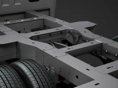 Renault Master CrewCab DW E30 Chassis 2014 3D model