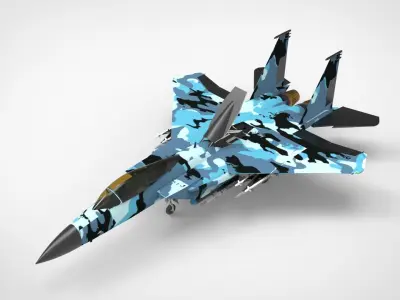 US Military Aircraft 6 list 3d model Part III 3D model