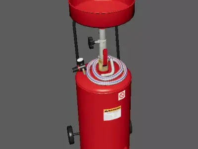 Mega service props Low-poly 3D model