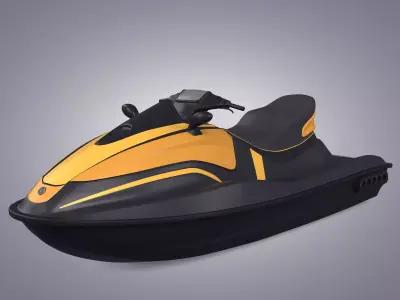 Generic Jetski - Jet ski - Personal Watercraft - Water Craft Low-poly 3D model