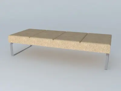 banco bench Free 3D model