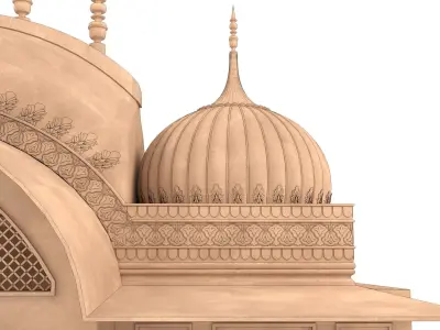 Indian Palace Dome 3D model