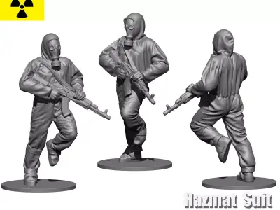 Hazmat suit 3D print model