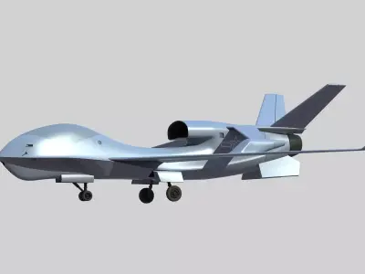 Chengdu Xianglong WZ7 UAV 3D model