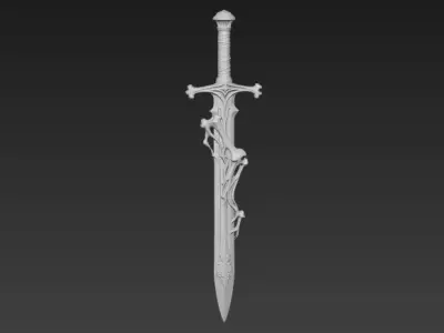 Weapons Cold Weapons Legend Underworld Sword 1 3D model