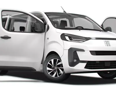 Fiat E Ulysse L3 BusinessVIP HQInterior 2025 3D model