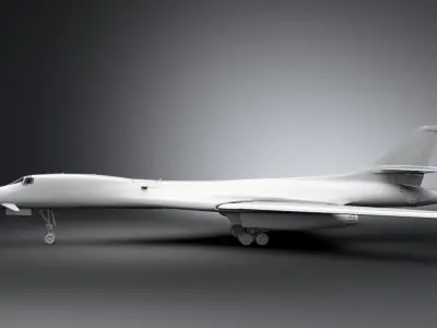 Rockwell B1 lancer Scale model 3D print model