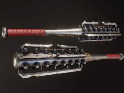 Survival Bat Low-poly 3D model