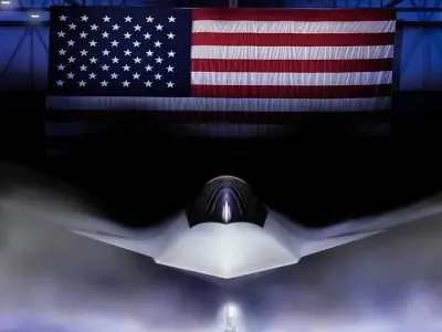 Boeing F47 Stealth Fighter 3D model