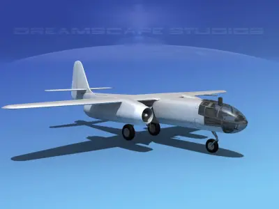 Blitz Bomber Bare Metal 3D model