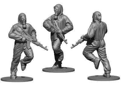 Hazmat suit 3D print model