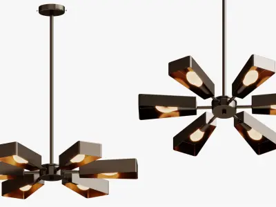 Pendant Svetilnik Helikopter 3D model