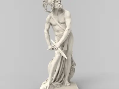 Marble Philopoemen 3d Model
