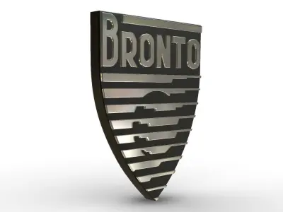 bronto logo 3D model