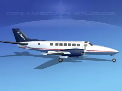 Beechcraft B99 Williams Charter 3D model
