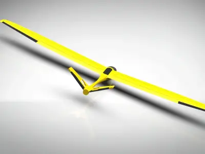 GLIDER RC PLANE 3D print model