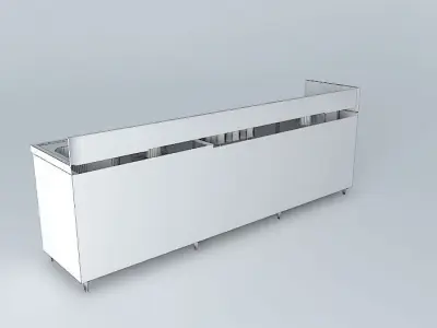 Kit706 Counter Wall Cuba by Alex Marques Free 3D model