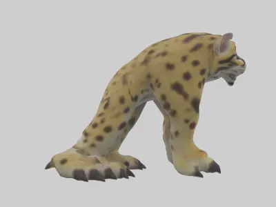 Ocelot Paws Model 3D model
