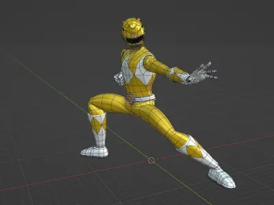 Yellow Ranger - Power Ranger 3D model