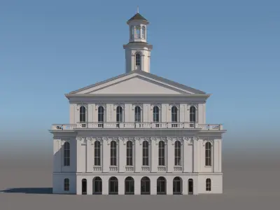 Modern City Building 005 3D model