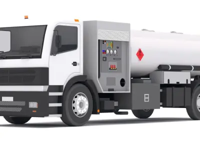 Generic Fueler Aircraft Low-poly 3D model